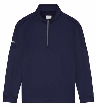 Callaway Waffle Fleece chlapecká mikina, modrá