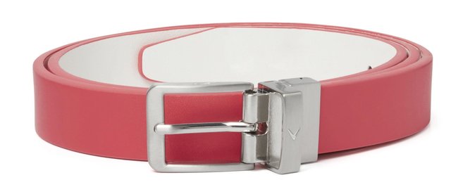 Callaway Sleek Modern Reversible dámský opasek, červeno/bílý