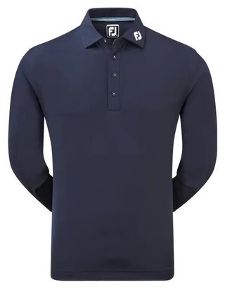 FootJoy Thermocool Self pánské polo s dlouhým rukávem, modré