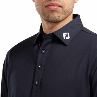 FootJoy Thermocool Self pánské polo s dlouhým rukávem, modré