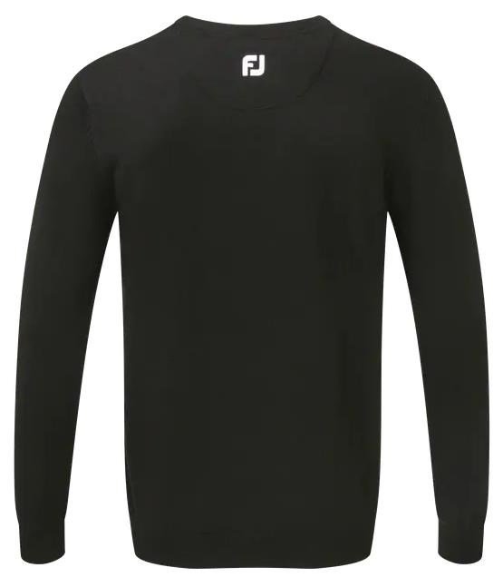 FootJoy Wool Blend V-Neck pánský svetr, černý