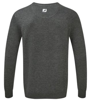 FootJoy Wool Blend V-Neck pánský svetr, tmavě šedý