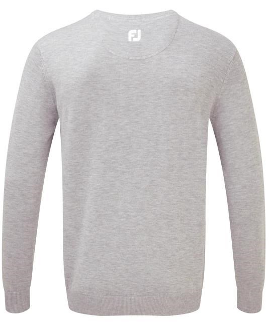 FootJoy Wool Blend V-Neck pánský svetr, šedý