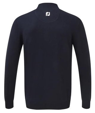FootJoy Wool Blend 1/2 Zip pánský svetr, tmavě modrý