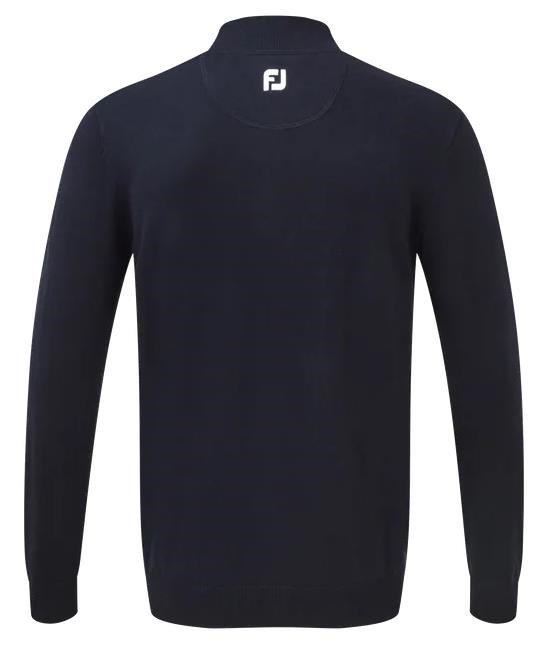 FootJoy Wool Blend 1/2 Zip pánský svetr, tmavě modrý
