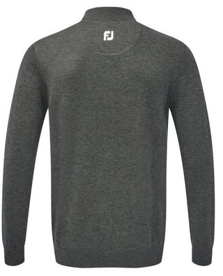 FootJoy Wool Blend 1/2 Zip pánský svetr, šedý