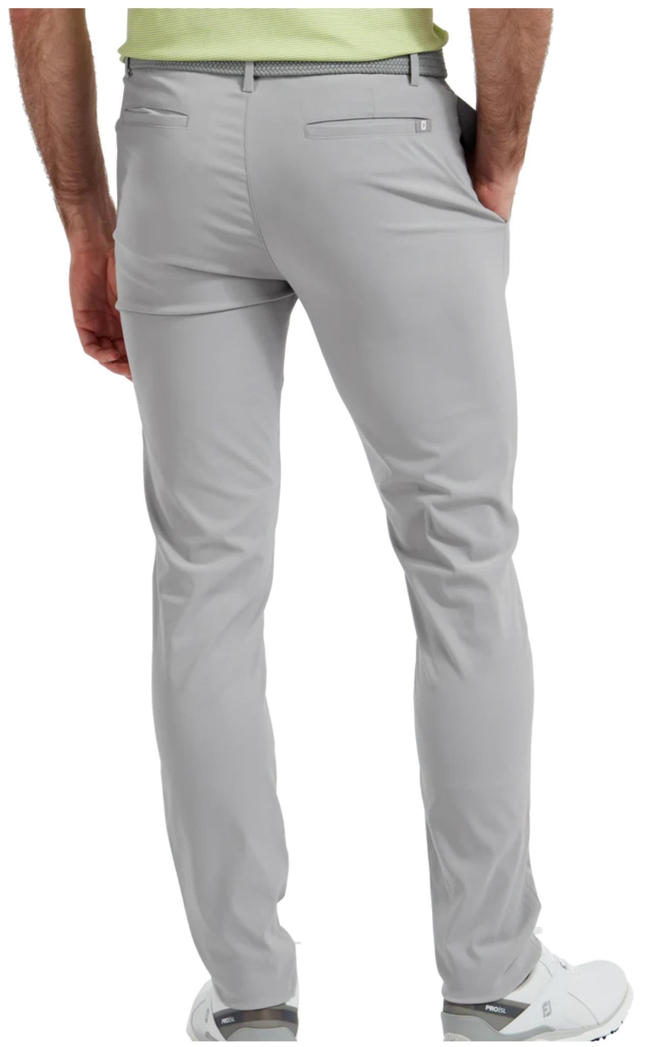 FootJoy Performance Tapered Slim Fit pánské kalhoty, šedé