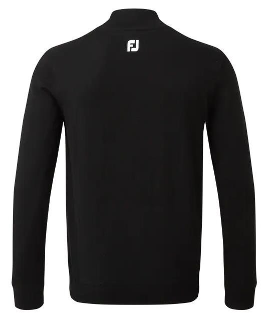 FootJoy Wool Blend Lined 1/2 Zip pánský svetr, černý