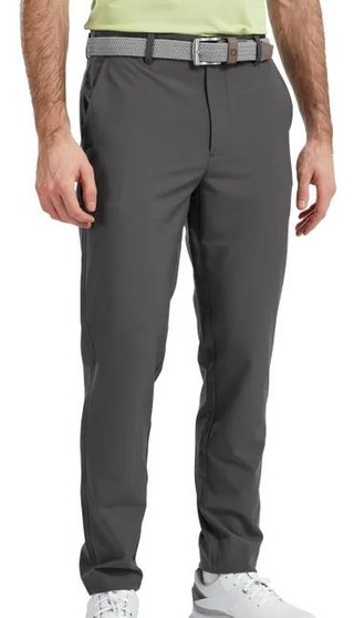 FootJoy Performance Tapered Slim Fit pánské kalhoty, tmavě šedé