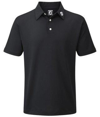 FootJoy Stretch Pique Solid pánské polo, černé