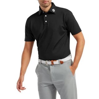FootJoy Stretch Pique Solid pánské polo, černé