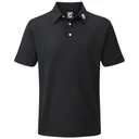 FootJoy Stretch Pique Solid pánské polo, černé