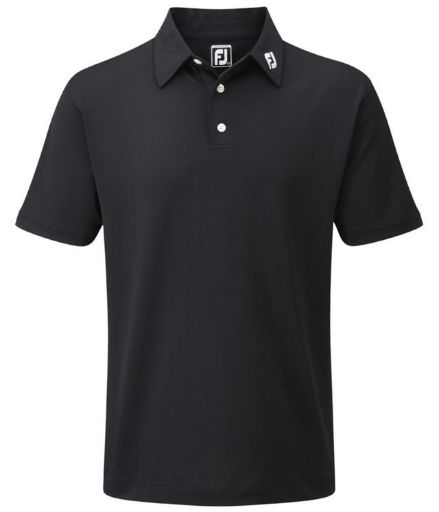 FootJoy Stretch Pique Solid pánské polo, černé