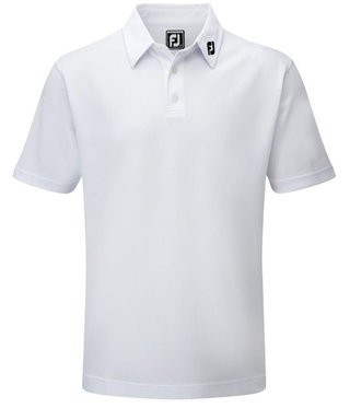 FootJoy Stretch Pique Solid pánské polo, bílé