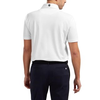 FootJoy Stretch Pique Solid pánské polo, bílé