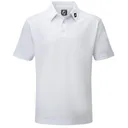 FootJoy Stretch Pique Solid pánské polo, bílé