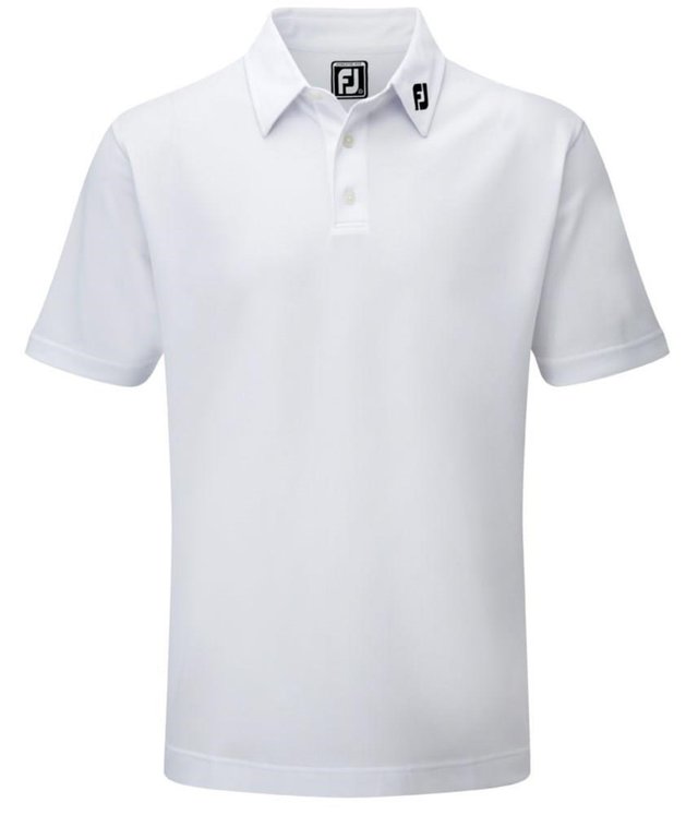 FootJoy Stretch Pique Solid pánské polo, bílé