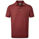 FootJoy Stretch Pique Solid pánské polo, maroon