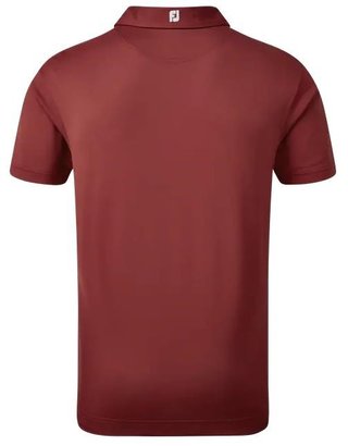 FootJoy Stretch Pique Solid pánské polo, maroon