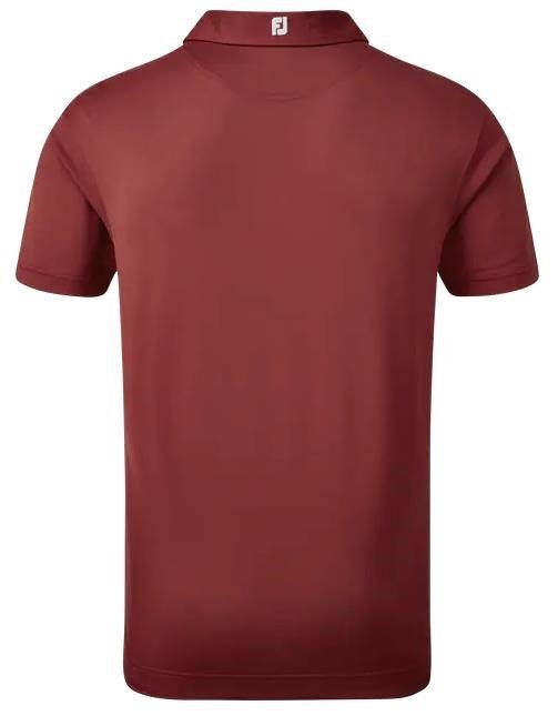 FootJoy Stretch Pique Solid pánské polo, maroon