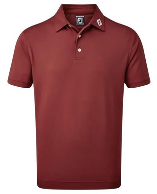 FootJoy Stretch Pique Solid pánské polo, maroon