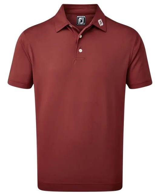 FootJoy Stretch Pique Solid pánské polo, maroon