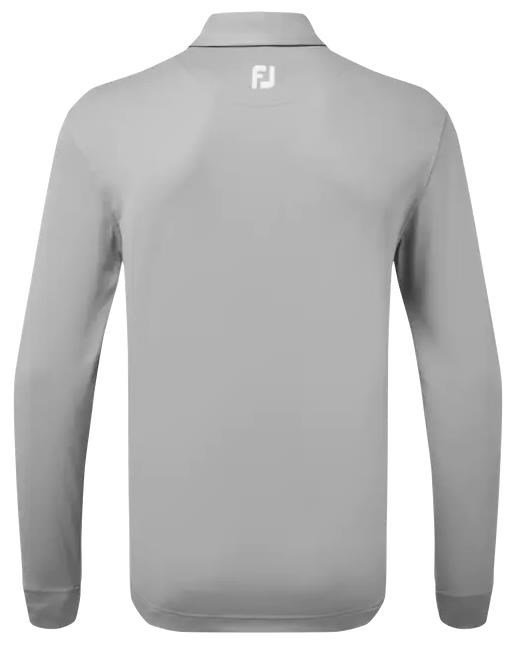 FootJoy Thermocool Self pánské polo s dlouhým rukávem, šedé