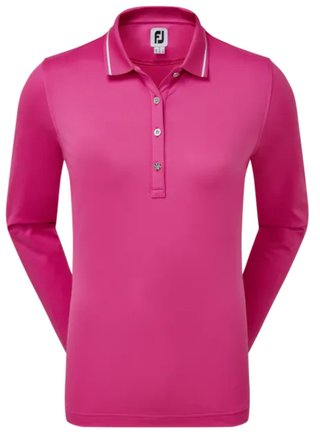 FootJoy Thermal Long Sleeved dámské polo, růžové