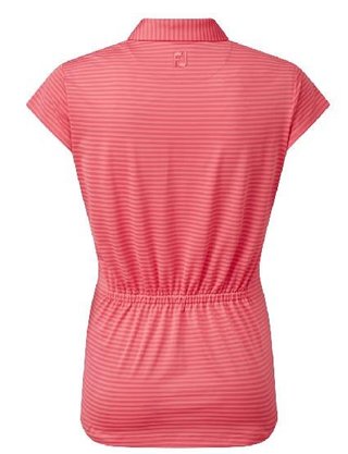 FootJoy Tonal Stripe Lisle dámské polo, coral
