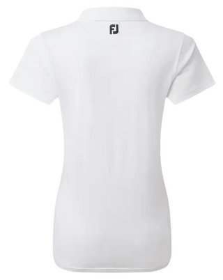 FootJoy Stretch Pique Solid dámské polo, bílé
