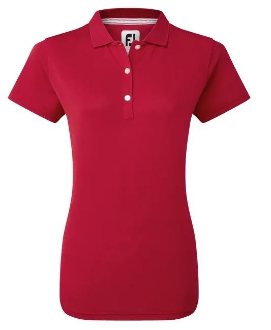 FootJoy Stretch Pique Solid dámské polo, červené