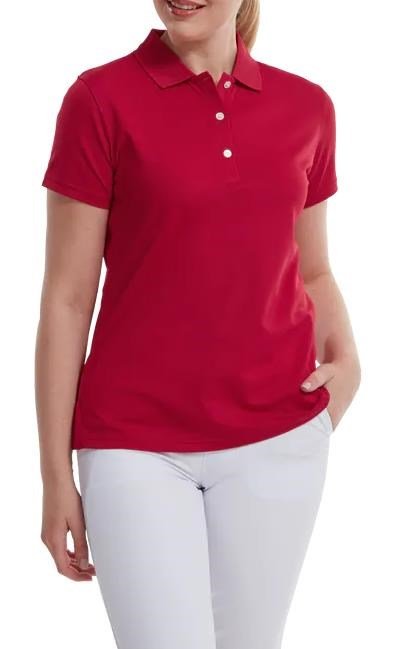 FootJoy Stretch Pique Solid dámské polo, červené