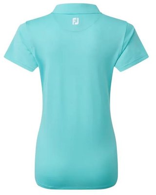 FootJoy Stretch Pique Solid dámské polo, aqua