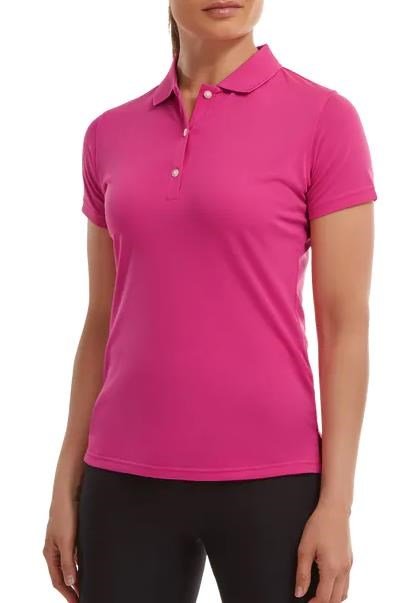 FootJoy Stretch Pique Solid dámské polo, růžové