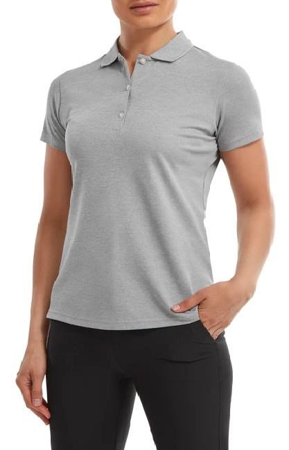 FootJoy Stretch Pique Solid dámské polo, šedé