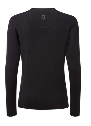 FootJoy Wool Blend V-Neck dámský svetr, černý