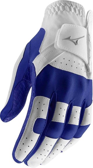 Mizuno Stretch pánská golfová rukavice, bílo/modrá