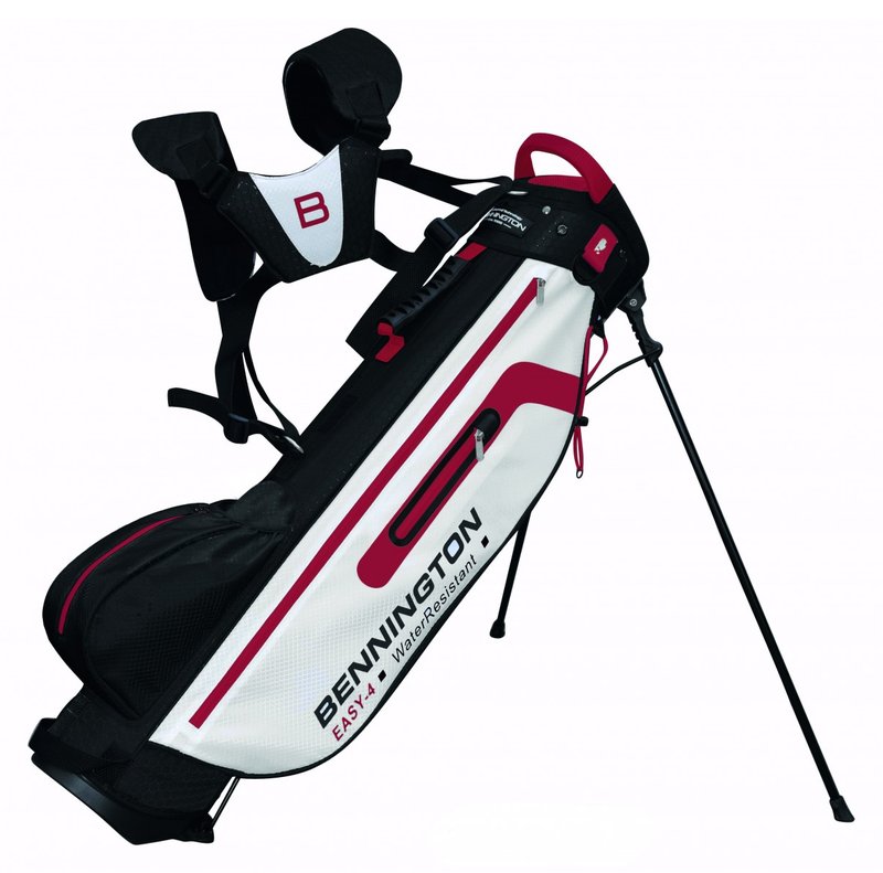 Bennington EASY 4 Water Resistant stand bag, black/white/red