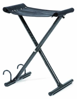 JuStar golfer seat sedátko, carbon black