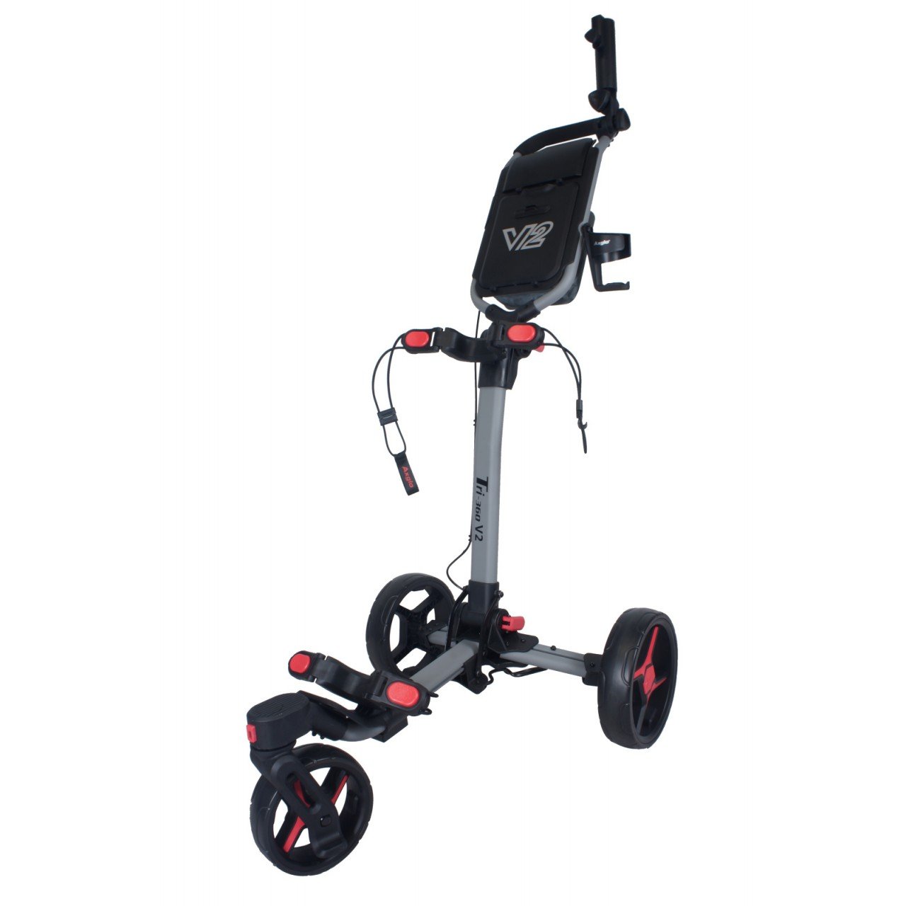 Axglo Tri-360 V2 manuální vozík, šedo/červený
