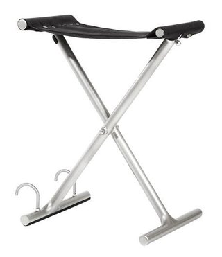 JuCad Carbon Golfer Seat stolička na vozík, stříbrná