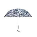 JuCad teleskopický golfový deštník 68" s pinem, šedá camouflage
