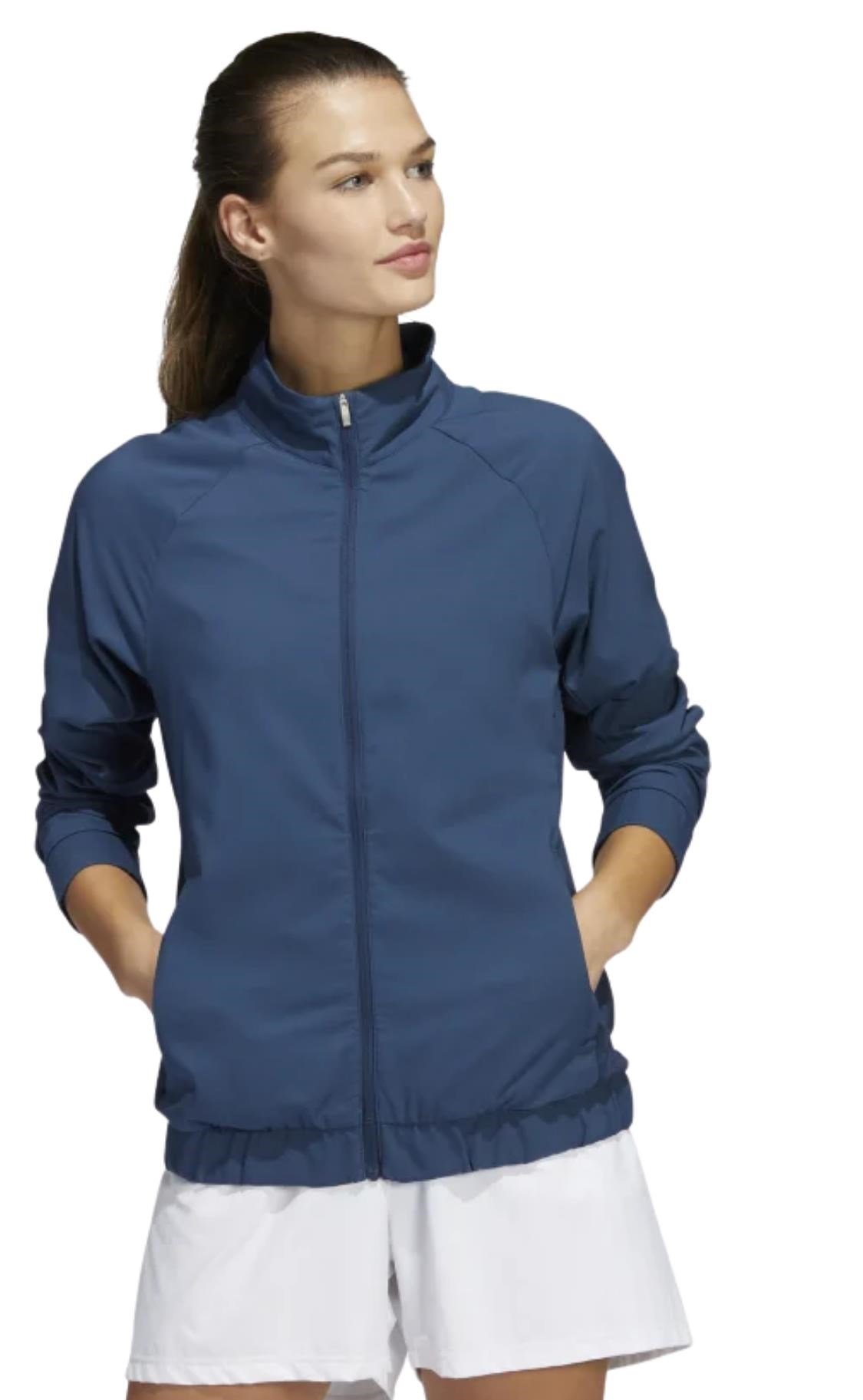 Adidas Essentials Full Zip dámská bunda, modrá