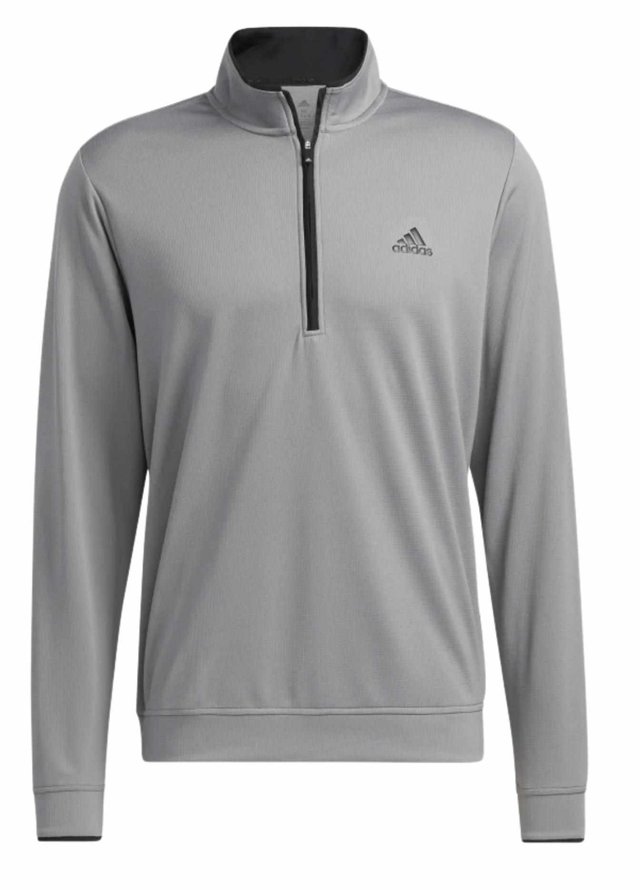 Adidas Quarter Zip pánská mikina, šedo/černá