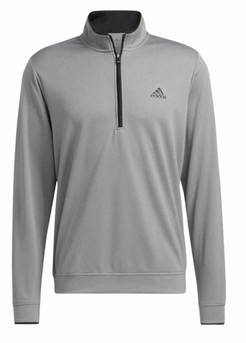 Adidas Quarter Zip pánská mikina, šedo/černá