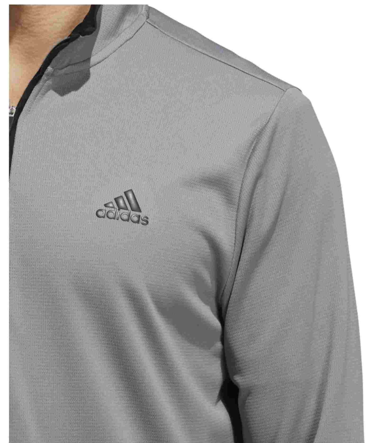 Adidas Quarter Zip pánská mikina, šedo/černá