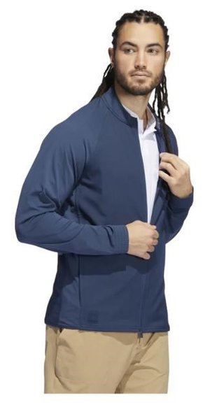 Adidas Go-To Recycled Materials Full-Zip pánská bunda, tmavě modrá