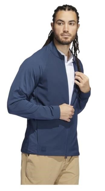 Adidas Go-To Recycled Materials Full-Zip pánská bunda, tmavě modrá