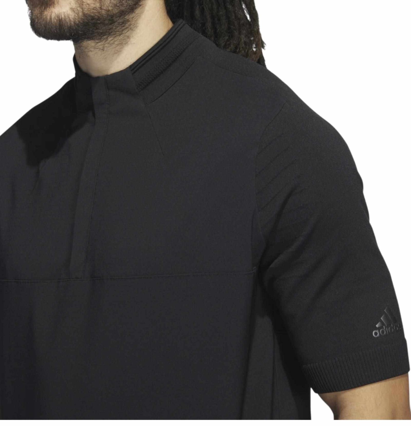 Adidas Primeknit Statement 1/4 Zip pánská mikina, černá