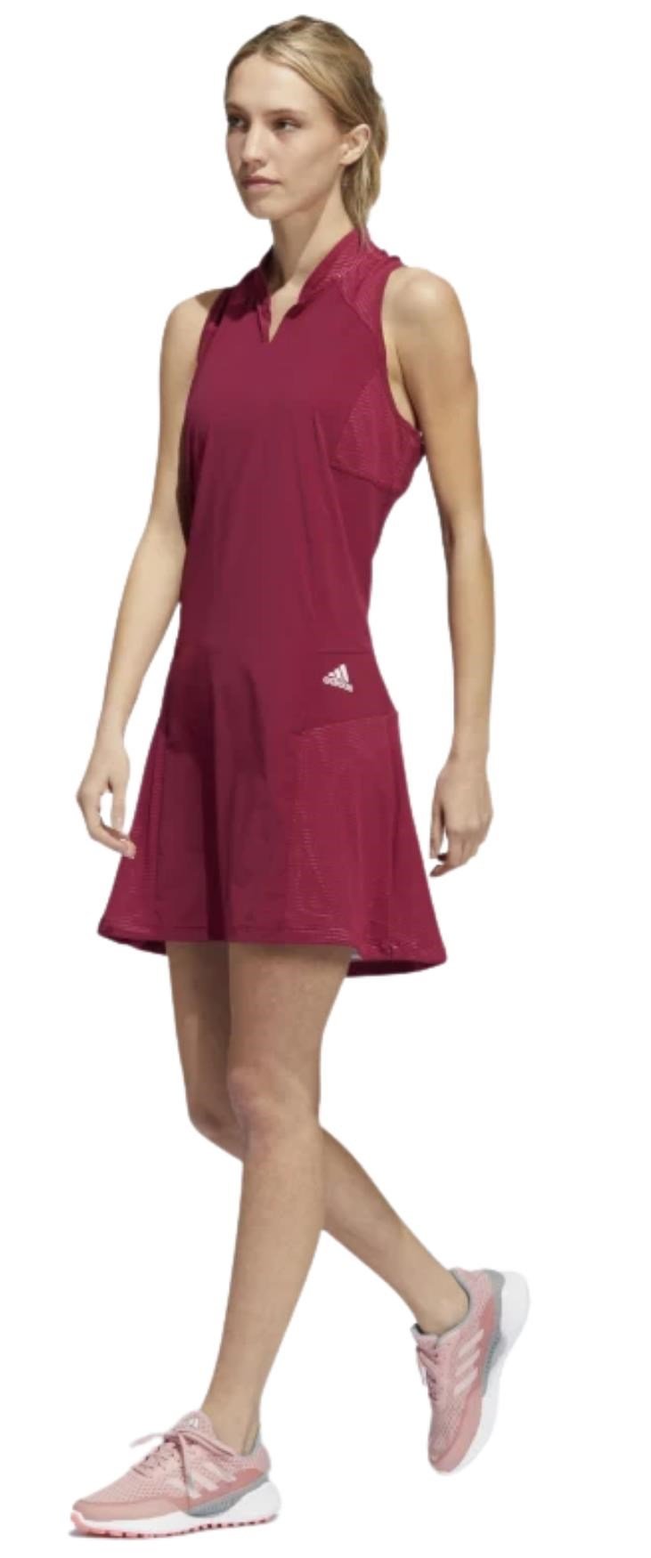 Adidas Sport Heat.Rdy golfové šaty, burgundy